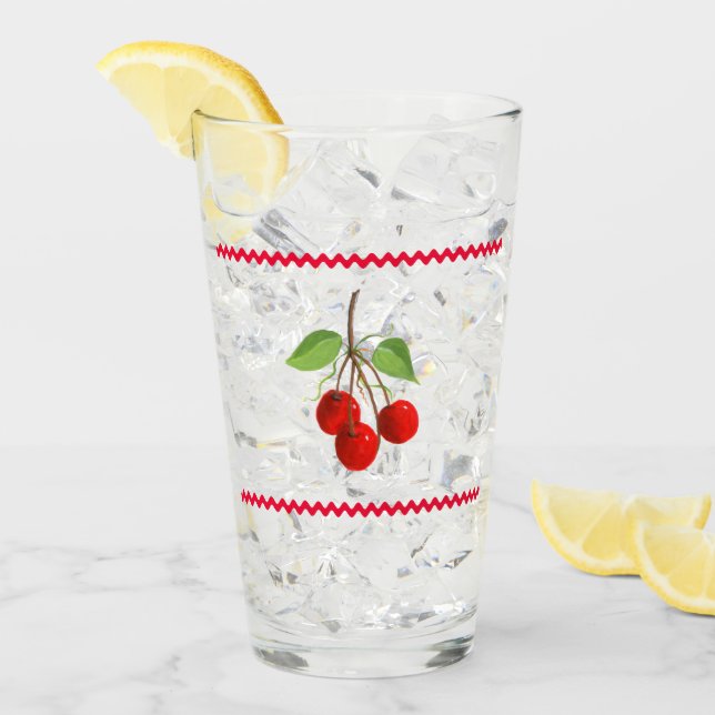 Cherry Bunch Glas (Vorderseite Ice)