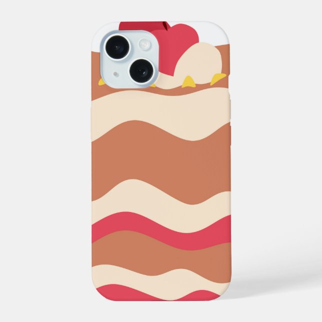 Cherry Cake iPhone 15 Hülle (Rückseite)