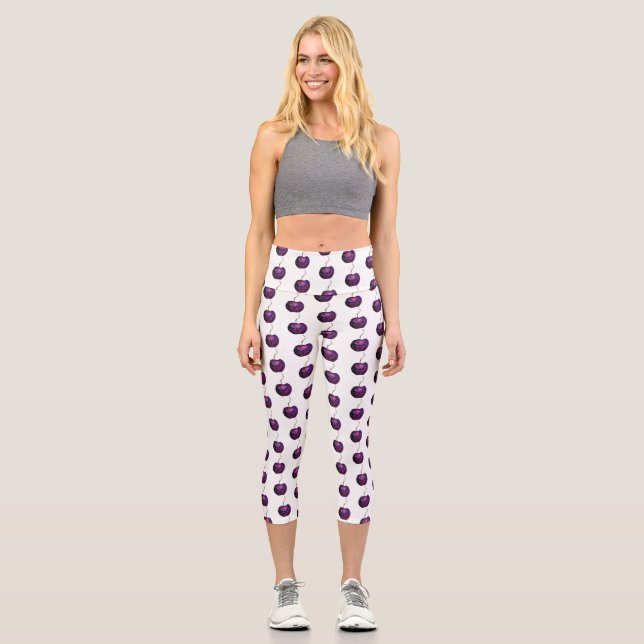 Cherry Capri Leggings (Vorderseite)