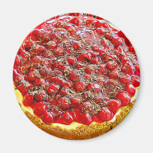 Cherry Cheesecake Chocolate Sprinkles Magnet