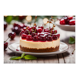 Cherry Cheesecake Poster