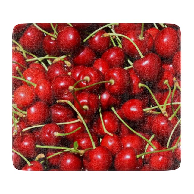 Cherry Cherries Red Schneidebrett (Vorderseite)