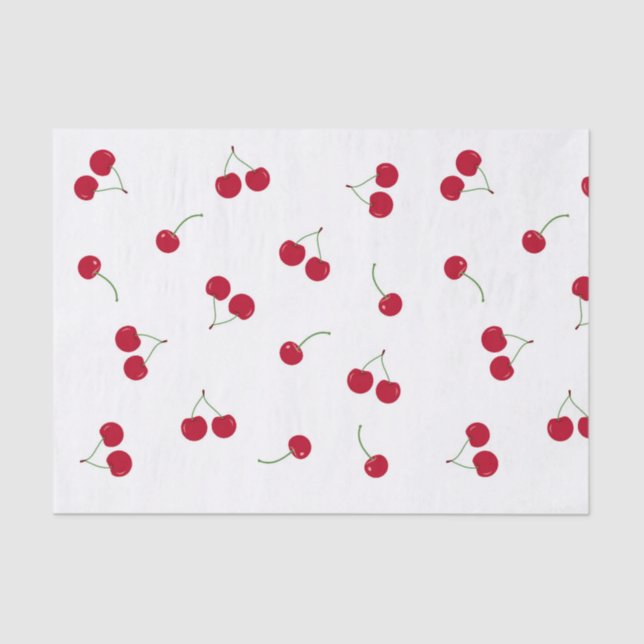Cherry Cherries Seidenpapier (Vorderseite)