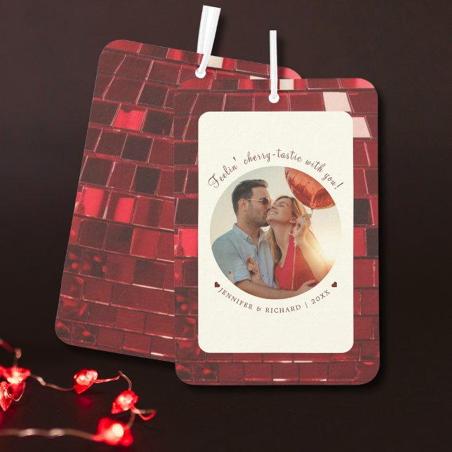 Cherry Coded Personalisiert Valentine's Day Autolufterfrischer (Cherry Coded Personalized Valentine's Day Air Freshener)