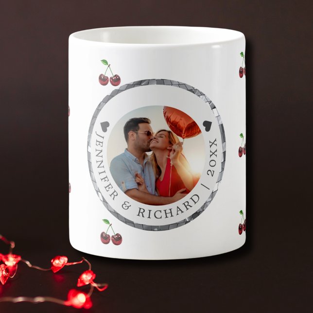Cherry Coded Valentine's Day Custom Tasse (Cherry Coded Valentine's Day Custom Mug)