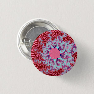 Cherry Cola Sunburst Button
