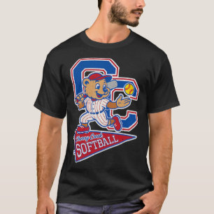 Cherry Creek High School Softball Mit Maskottchen T-Shirt