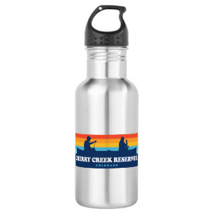 Cherry Creek Reservoir Colorado Canoe Edelstahlflasche