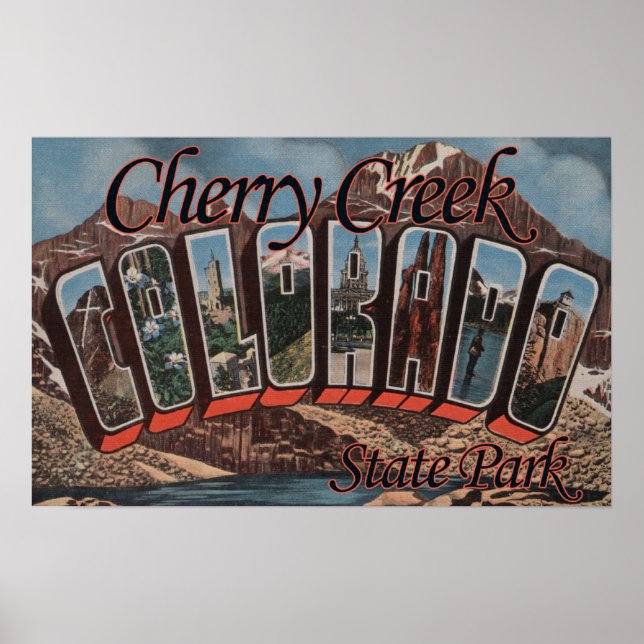 Cherry Creek Staat Park, Colorado Poster (Vorne)