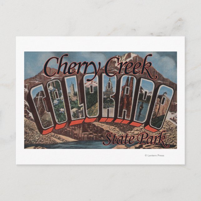 Cherry Creek Staat Park, Colorado Postkarte (Vorderseite)