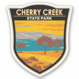 Cherry Creek Staat Park Colorado Vintag Aufkleber