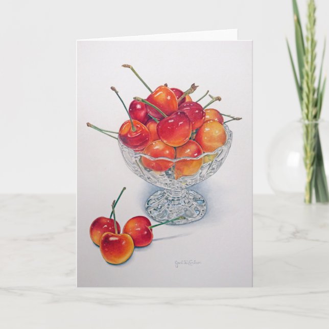 Cherry Crystal Karte (Vorderseite)