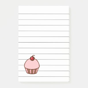 Cherry Cupcake Kitchen Post It Notes Geschenk Post-it Klebezettel