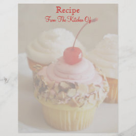 Cherry Cupcake Rezept Letterhead