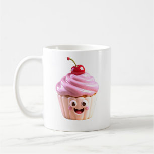 Cherry Cupcake Süsse Kaffeetasse