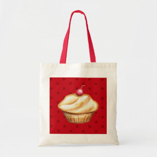 Cherry Cupcake Tote Bag Tragetasche