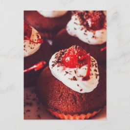 Cherry Cupcakes Postkarte