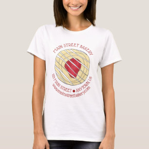 Cherry Danish Viennoiserie Konditorei Koch Bäckere T-Shirt