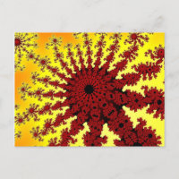 Cherry Firework Burst Postkarten