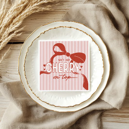 Cherry First Coquette Girls 1. Geburtstag Serviette