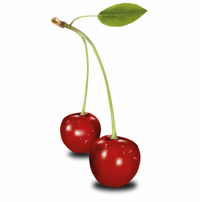 Cherry Fotoskulptur Schlüsselanhänger (Vorne)