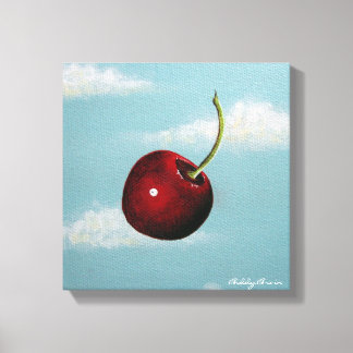 Cherry Free Fall Canvas Print Leinwanddruck