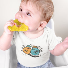 Cherry frucht Cartoon Muster Baby Strampler