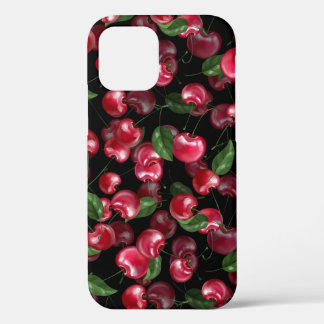 Cherry Fruit auf schwarz Case-Mate iPhone Hülle