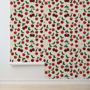 Cherry Fruit: Ein süßes und saftiges Muster Tapete