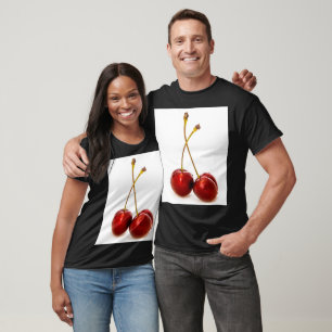Cherry Fruit Foto T-Shirt
