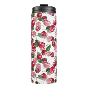 Cherry Fruit-Muster Thermosbecher