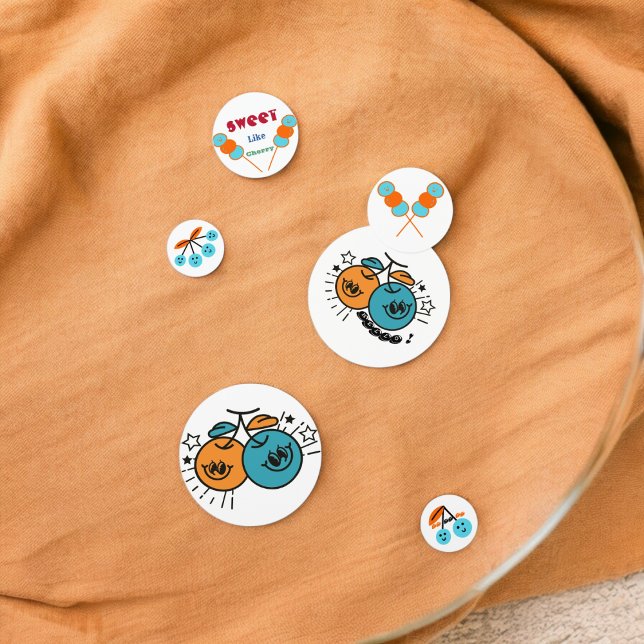 Cherry Fruit Table Confetti Konfetti (smilingcherry fruit party confetti,kids birthday party,baby shower,graduation,night party, throw fun)