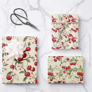 Cherry Geschenkpapier Set