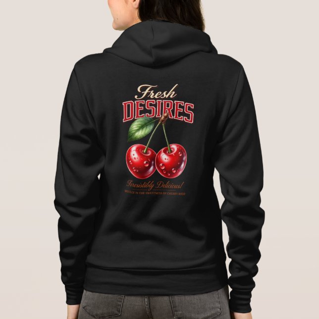 Cherry Graphic Hoodie for Women (Rückseite)