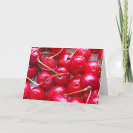 Cherry Greetings Karte