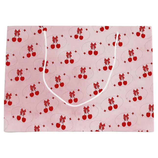 Cherry Große Geschenktüte (Vorderseite)
