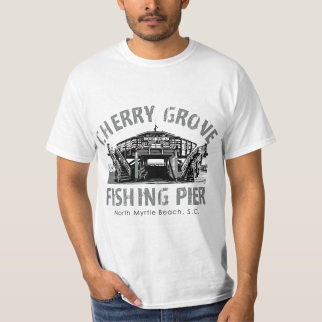 Cherry Grove Pier North Myrtle Beach S.C. Dock Pho T-Shirt (Vorderseite)