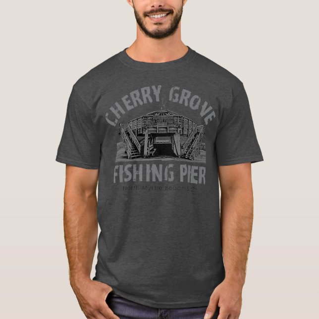Cherry Grove Pier North Myrtle Beach SC Dock T-Shirt (Vorderseite)