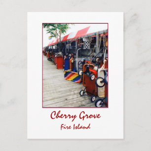 'Cherry Grove Pride Wagon' Postkarte