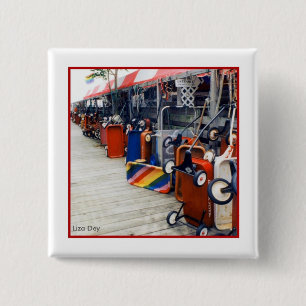 Cherry Grove Pride Wagon Square Button