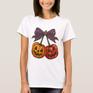 Cherry Halloween☐ Halloween Cherries☐ Pumpkin cher T-Shirt