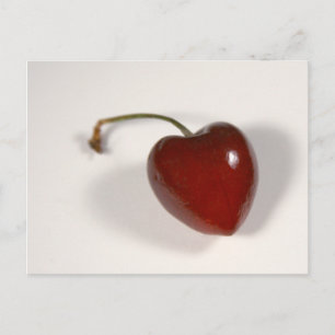 Cherry Heart Postcard Postkarte
