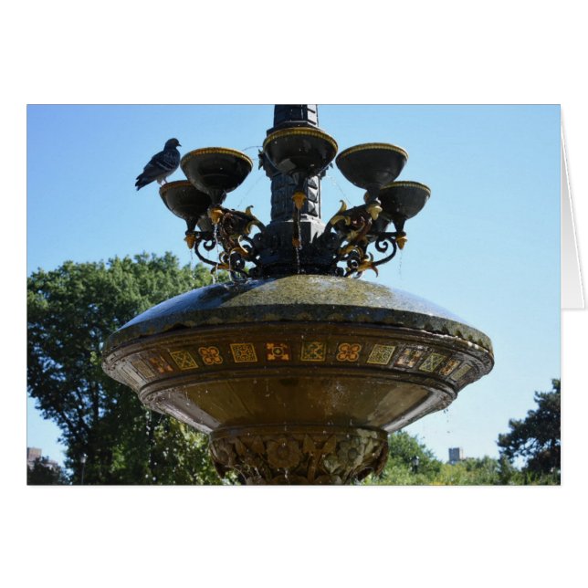 Cherry Hill Fountain Central Park NYC (Vorderseite (Horizontal))