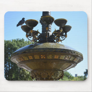 Cherry Hill Fountain Central Park NYC Mousepad