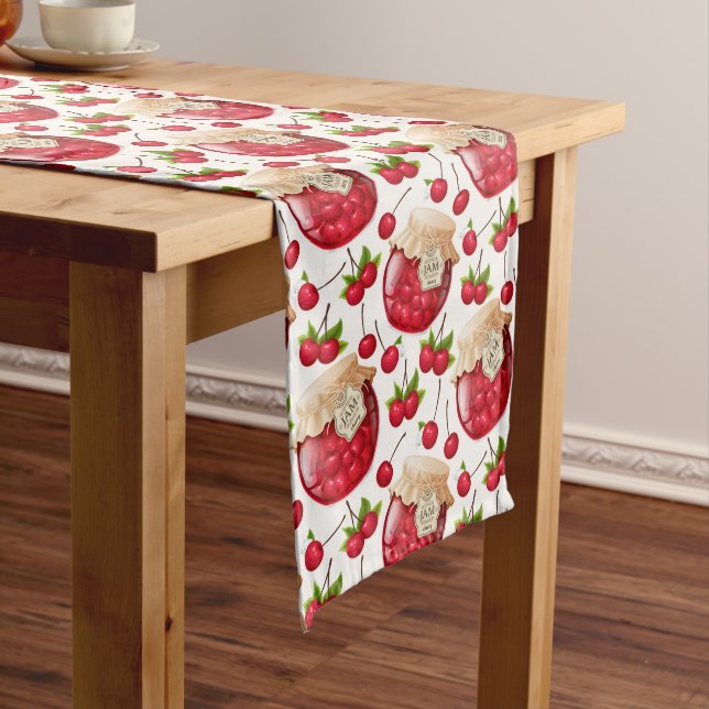 Cherry Jam Großer Tischläufer (Beispiel)