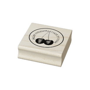 Cherry Jam Jelly hält Sauerkirschen, von Gummistempel