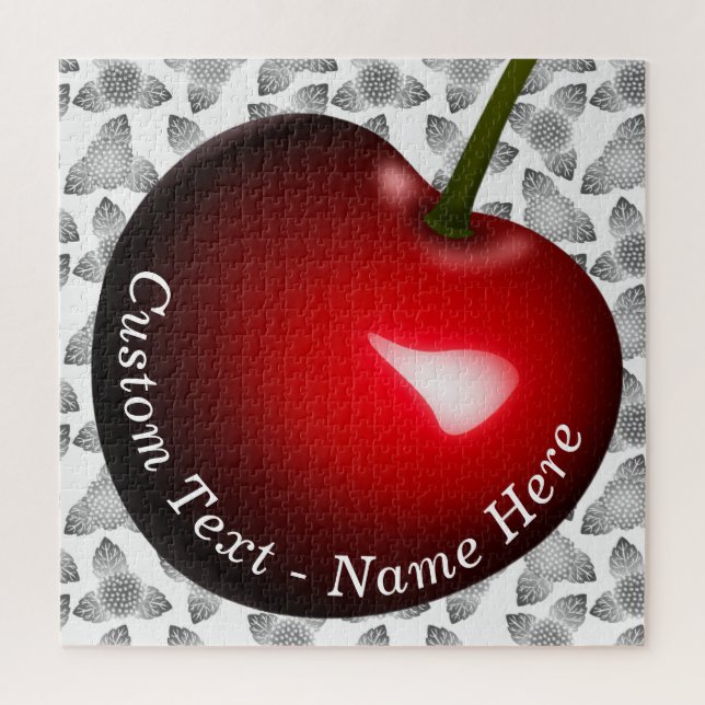 Cherry Jigsaw Puzzle Geschenk - Benutzerdefinierte (Vertikal)