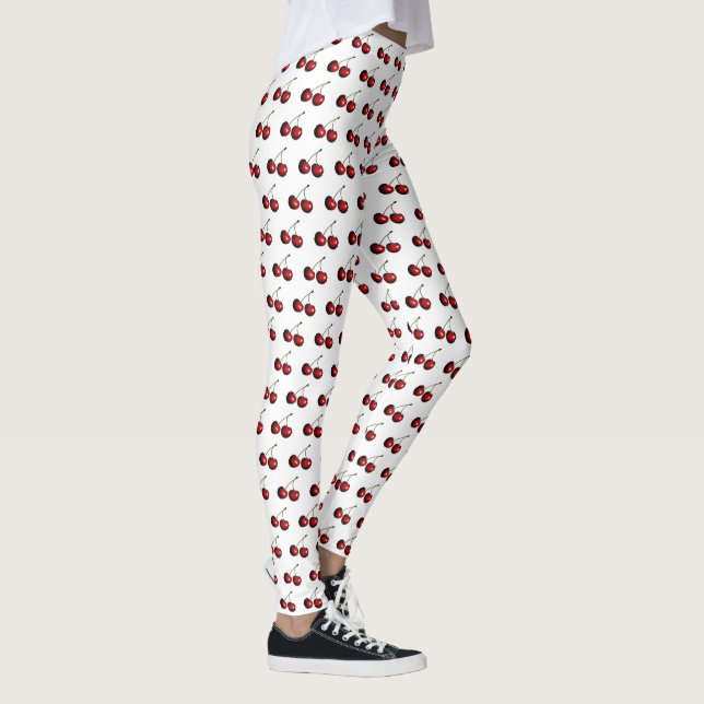 Cherry Leggings White - Custom Colors (Rechts)