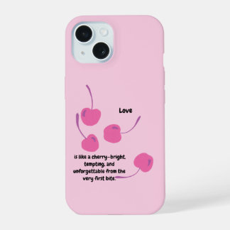 Cherry Love – Pop Art Cherries - Valentine’s Day iPhone 15 Hülle