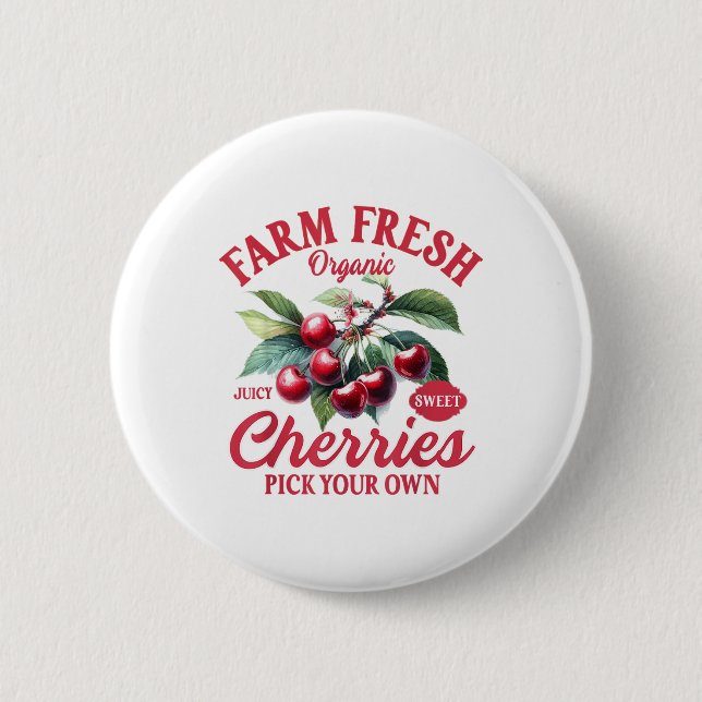 Cherry Lover Bauern Markt Bauer Frische Pasta mach Button (Vorderseite)